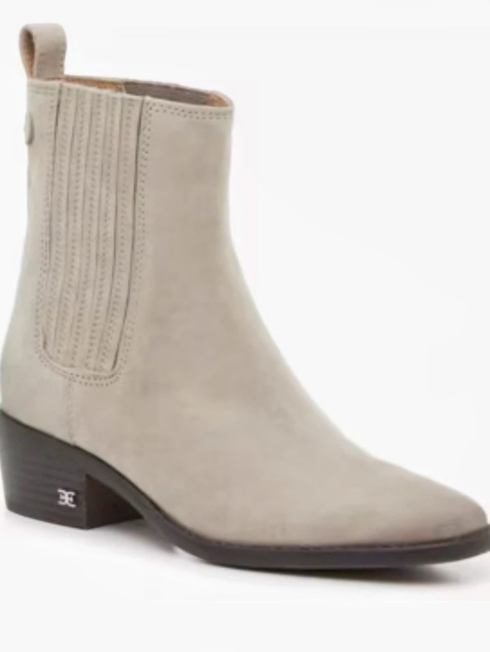 Sam Edelman Nwt Bronson Putty Suede Intentionally Distressed Boot size 6.5